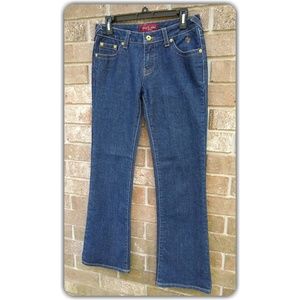 Baby Phat dark wash embellished jeans